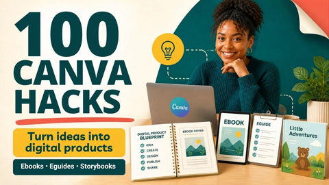 100  CANVA Hacks - easy learning