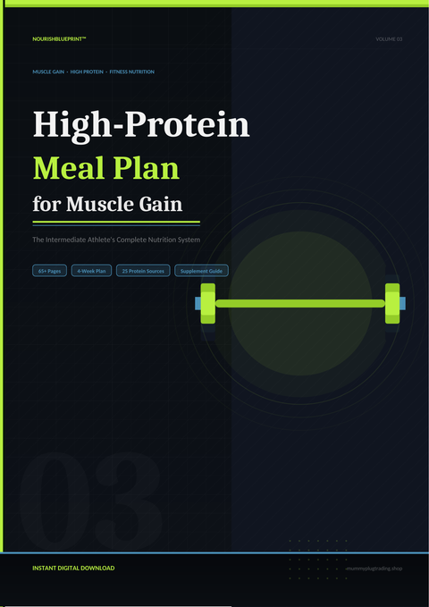 High-Protein Meal Plan for Muscle Gain (PDF Bundle)