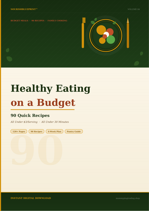 Healthy Eating on a Budget: 90 Quick Recipes (eBook)
