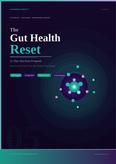 The Gut Health Reset: 21-Day Nutrition Program (Digital Bundle)